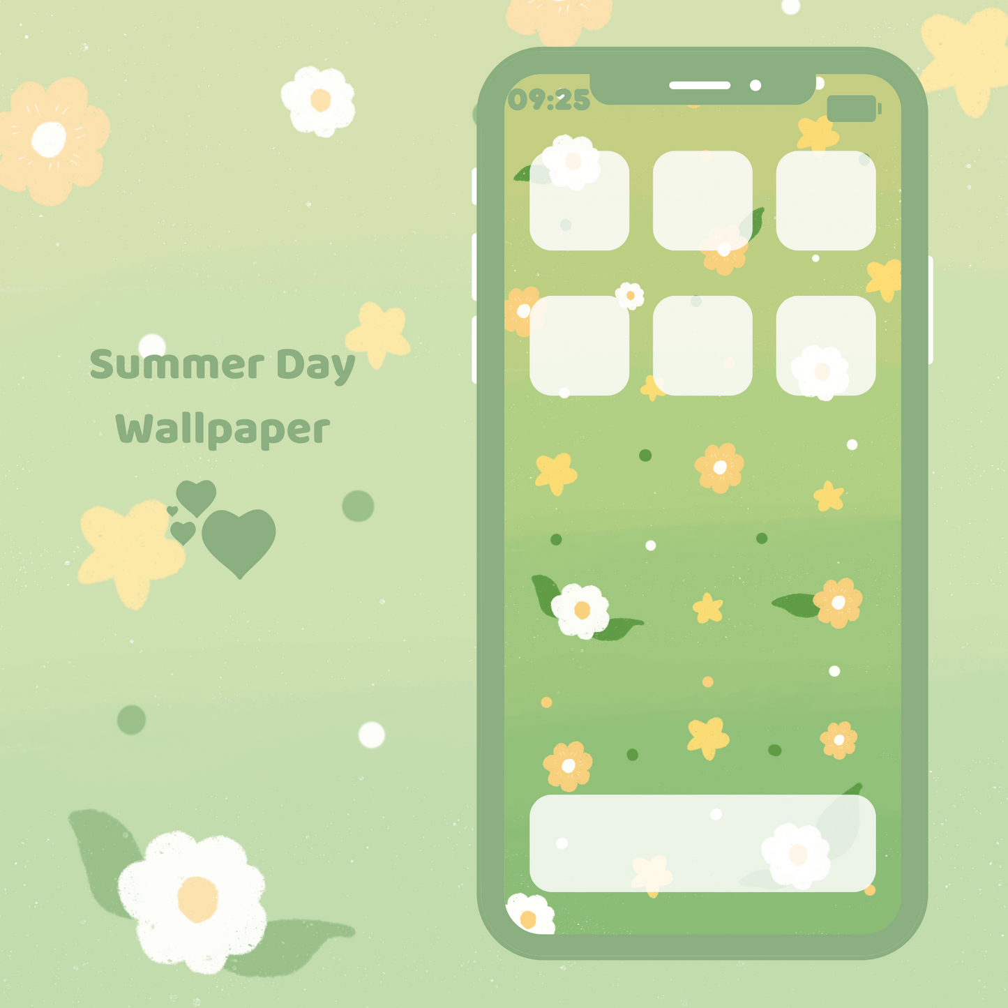 Dreamy Wallpaper Set | Cute Cat Wallpaper | Dreammy Day & Summer Flower Day