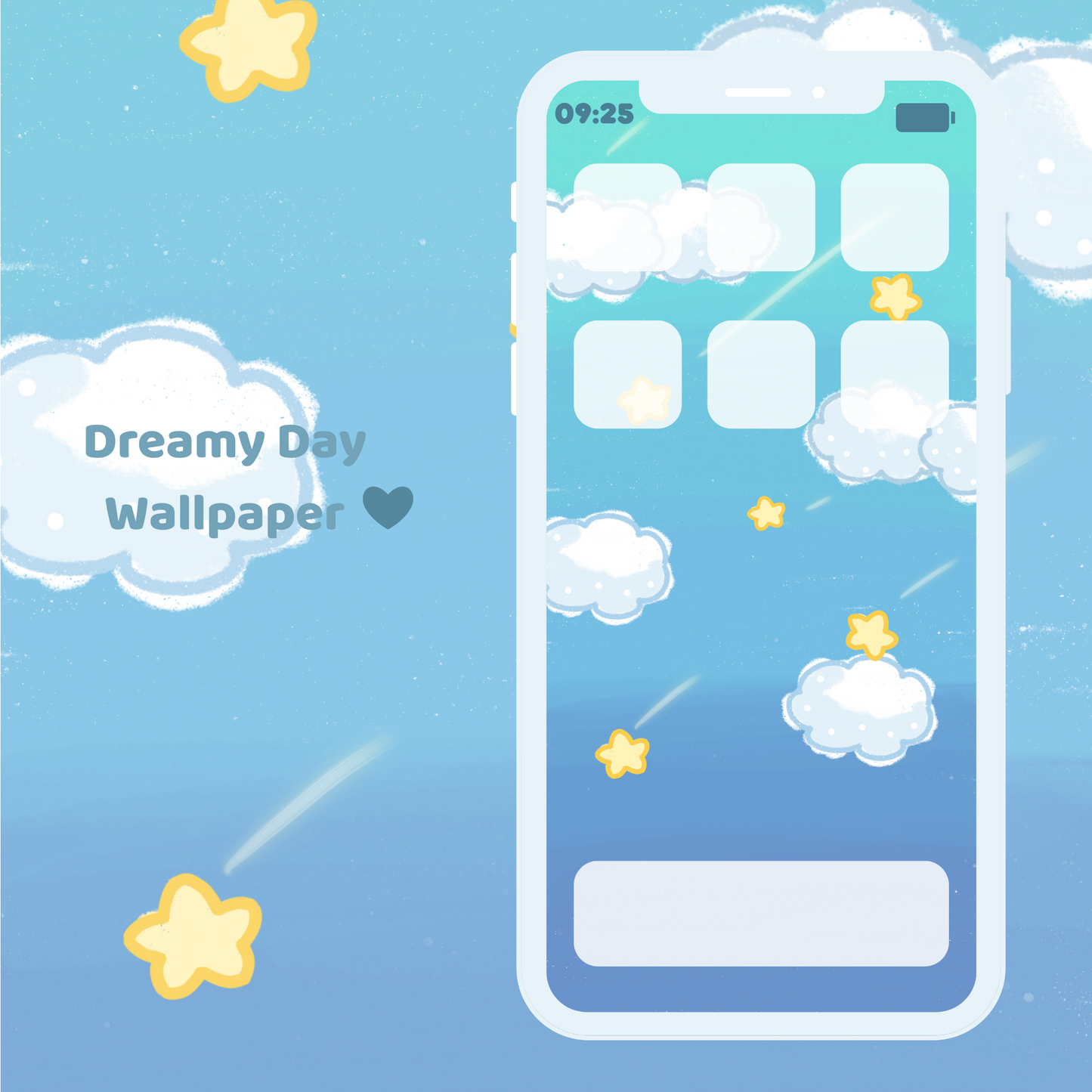 Dreamy Wallpaper Set | Cute Cat Wallpaper | Dreammy Day & Summer Flower Day